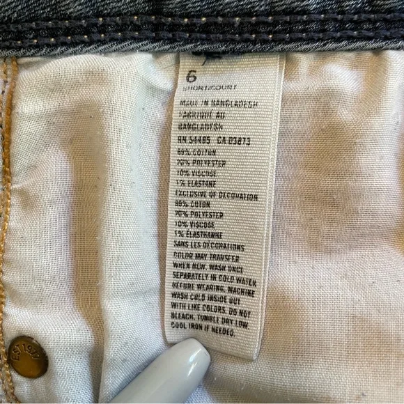 American Eagle Super Skinny Blue Jeans Womens Size 6 Regular Preowned (65) - Picture 11 of 14